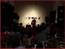 The crowd at Casa Gongora